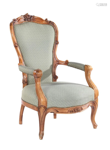 Nut color armchair