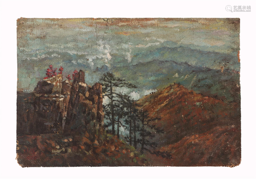 An Oil Painting of Landscape