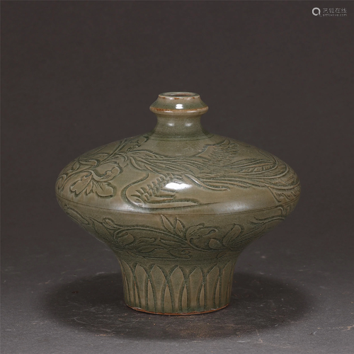 An Incised Yao Zhou Type Phoenix Jar