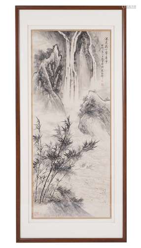 Chinese Landscape Painting by Zhu Meicun