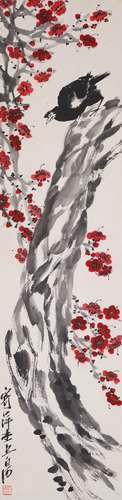 Chinese Bird-and-Flower Painting by Qi Baishi