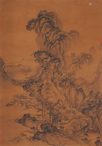 Chinese Landscape Painting by Guo Xi