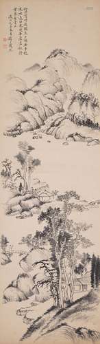 Chinese Landscape Painting by Dai Xi