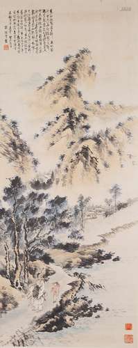 Chinese Landscape Painting by Liu Haisu