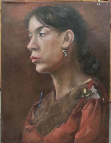 OIL PAINTING, LADY