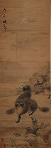 ZHOU TIANQIU, FOX PAINTING