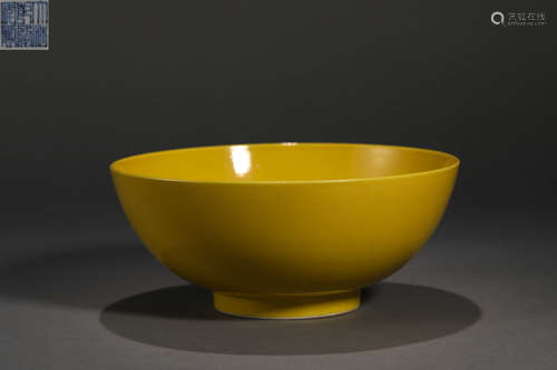 YELLOW GLAZE BOWL