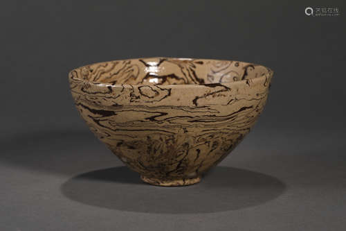 WOOD-GRAINED JIAN CUP