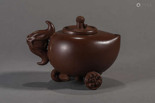 ZISHA LOTUS SEEDPOD TEAPOT