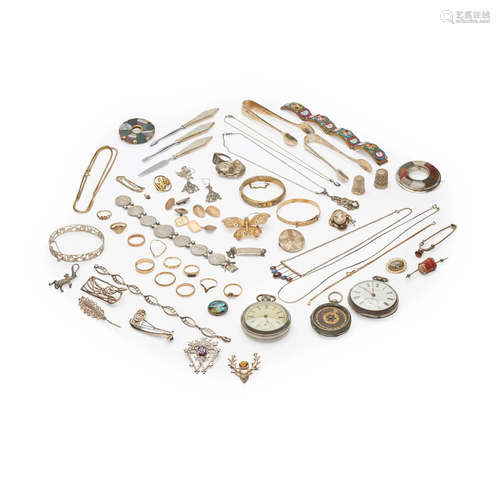 A collection of jewellery