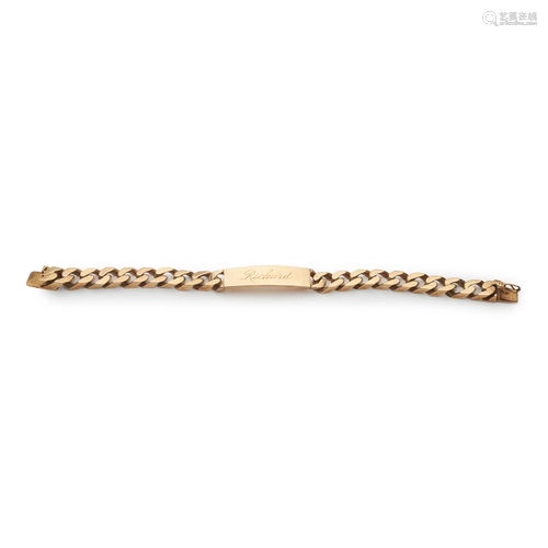 A 9ct gold ID bracelet