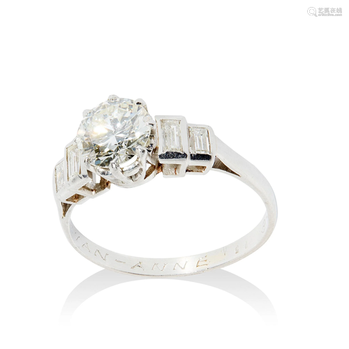 A single stone diamond ring