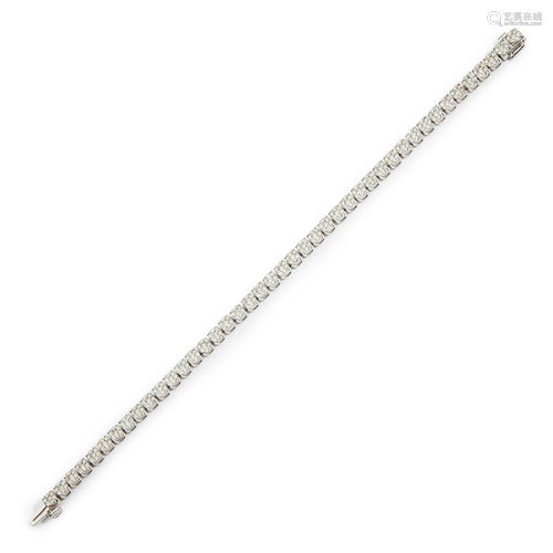 A diamond bracelet