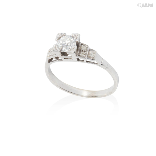 A single stone diamond ring