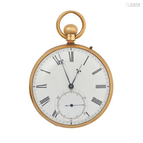 A 19th century gold pocket watch