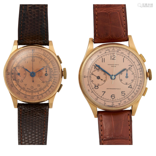 Two gentleman's chronograph wrist watches