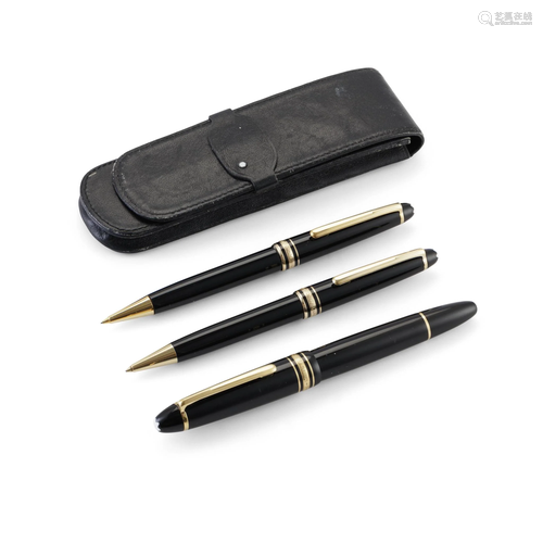 A set of three pens, by Mont Blanc