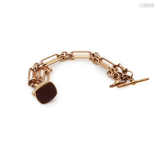 A 9ct gold bracelet