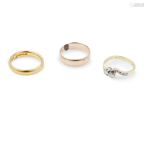 A collection of three rings