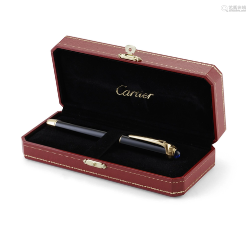 A cased ballpoint pen, by Cartier