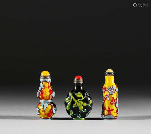 In the Qing Dynasty, there was a group of snuff bottles