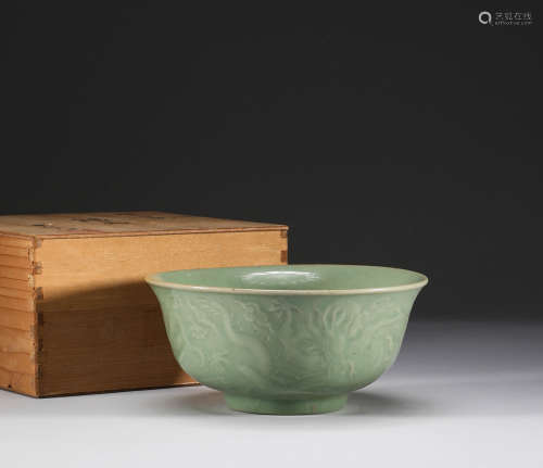 Song Dynasty, Longquan kiln, dragon bowl