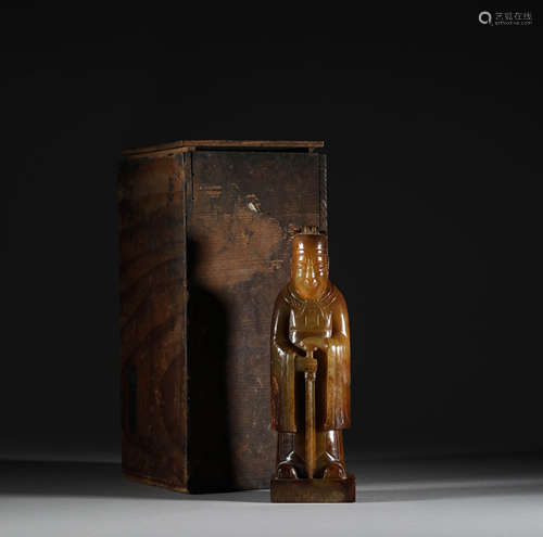 During the Song Dynasty, Hetian jade Figurines