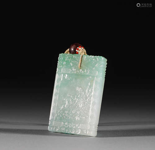 Jade brand in Qing Dynasty