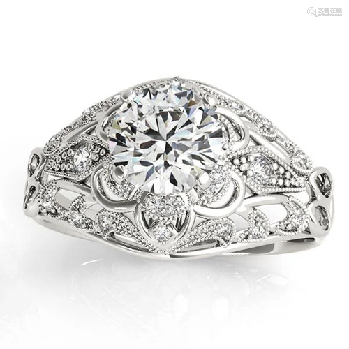 Vintage Style Art Deco Diamond Engagement Ring Setting