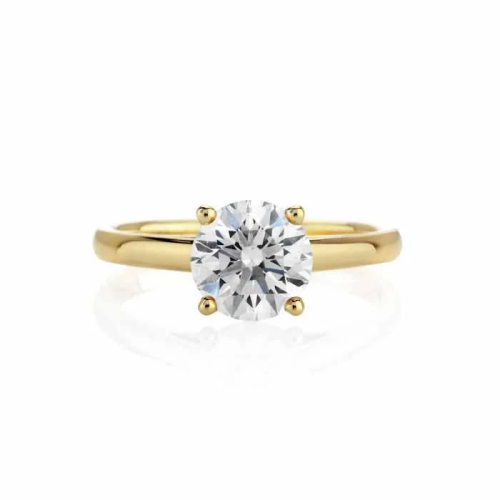 CERTIFIED 1 CTW D/SI1 ROUND DIAMOND SOLITAIRE RING I…