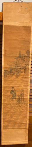 Chinese Scroll Painting of Immortals