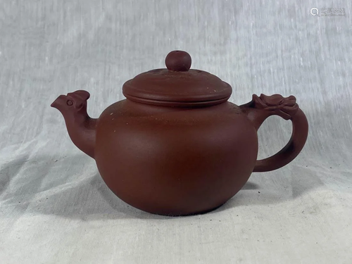 Chinese Yixin Red Clay Teapot