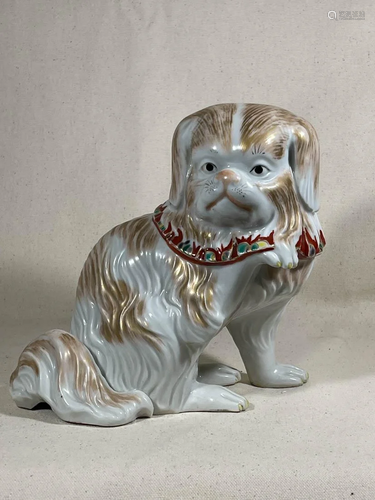 Japanese Kutani Porcelain Shishi