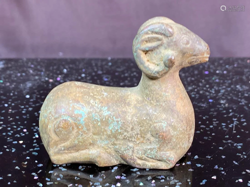 Chinese Bronze Ram