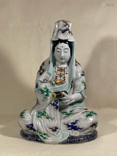 Japanese Imari Kutani Porceladin Kuanyin