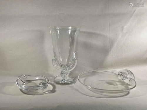 Steuben Art Glass Vases and Dishes