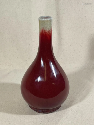 Chinese Oxblood Porcelain Vase