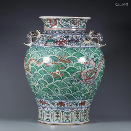 A Chinese Dou-Cai Porcelain Vase