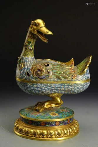 A Chinese Cloisonne Decoration