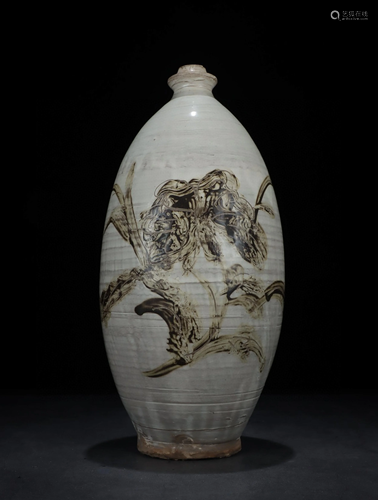 A Chinese Cizhou-Ware Glazed Porcelain Vase