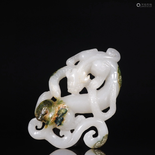 A Chinese Carved Jade Decoration