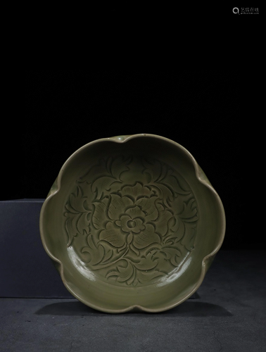 A Chinese Yaozhou-Ware Glazed Porcelain Brush Washer