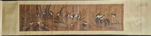 A Chinese Painting of Flowers and Birds