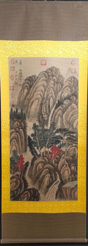 A Chinese Scroll Painting of Landscape