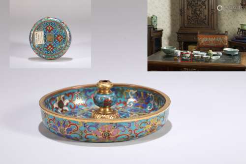 A Chinese Cloisonné Dish