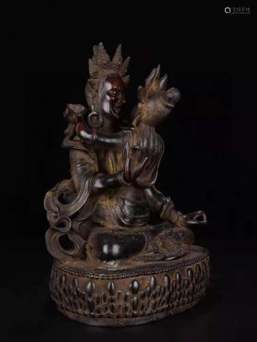 藏传-铜造“欢喜金刚”造像