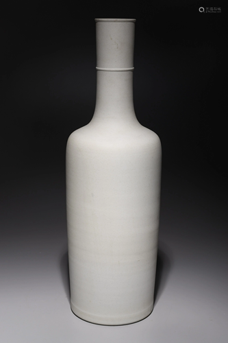 Chinese Kangxi Style Unglazed Porcelain Vase