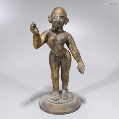 Large & Heavy Indian Antique Standing Figure