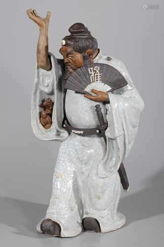 Chinese Shekwan Pottery Figure