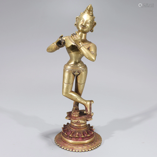 Brass Indian Statue